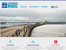 Tablet Screenshot of 4bridgesride.com